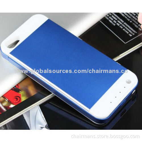 Wireless Charger Case for iPhone 4/4S/5/5S/5C, with 3,500mAh Capacity